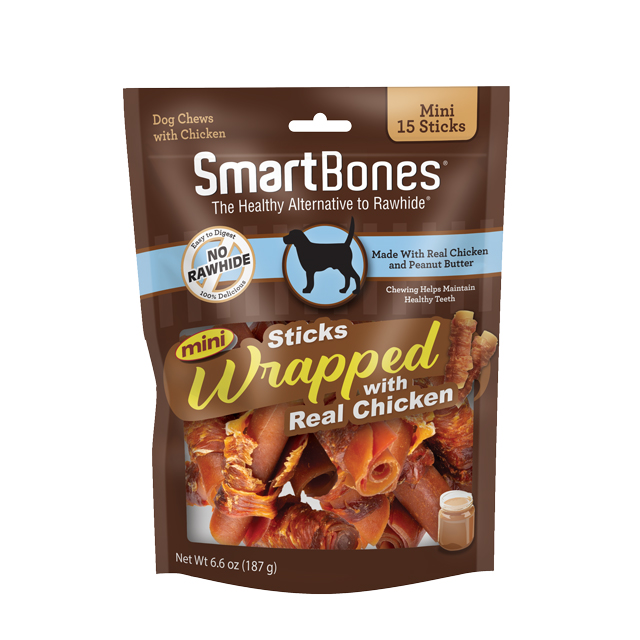 Dreambone mini chicken wrapped hot sale chews with peanut butter